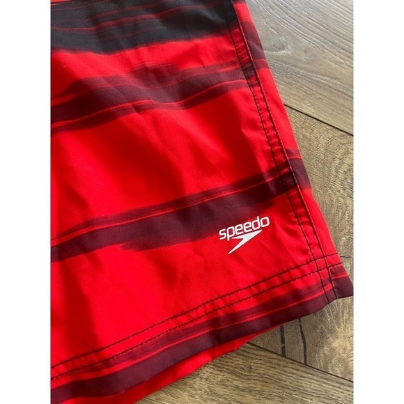 Speedo Men's Ombré Gradient Stripe Stretch 20" Board Shorts, Medium - Picture 5 of 10